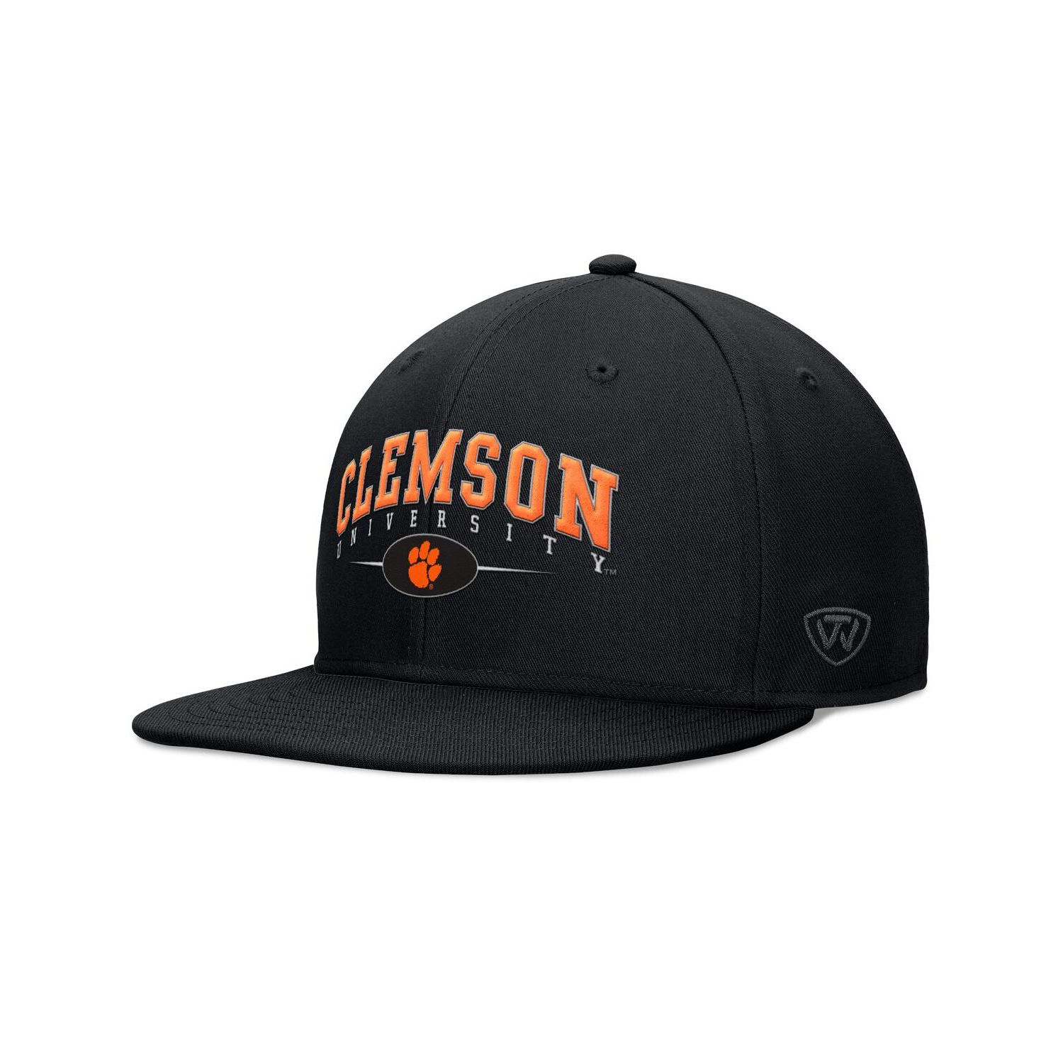 Men's Black Clemson Tigers Bullpen Snapback Hat