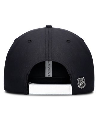 Men's Black/Silver Los Angeles Kings Authentic Pro Ripstop Adjustable Hat