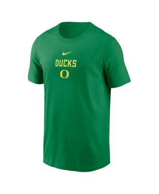Men's Green Oregon Ducks 2-Hit Stacked T-Shirt