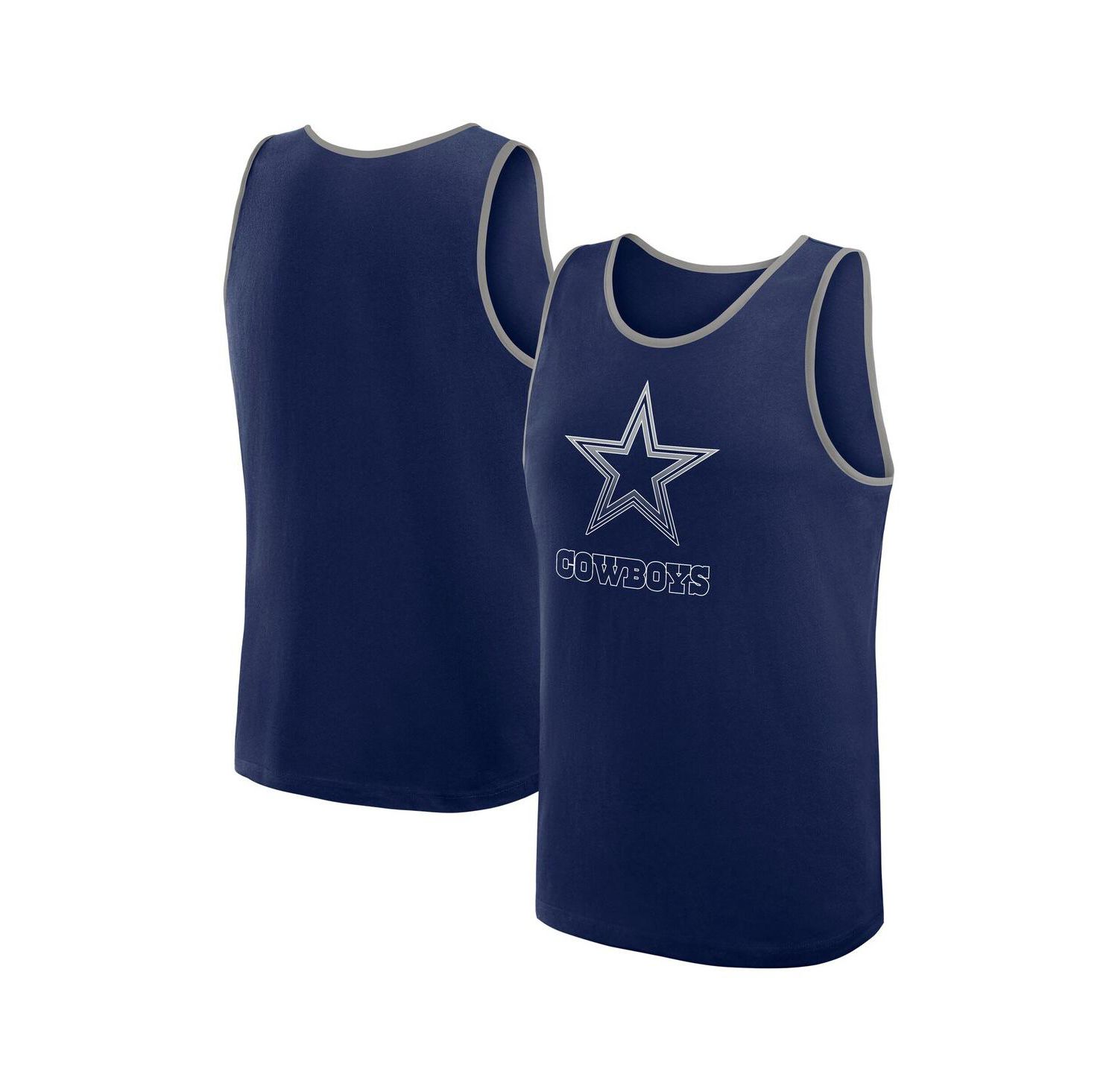 Men's Navy Dallas Cowboys Unmatched Success Tank Top