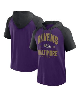 Logo Athletic - Men's Purple Baltimore Ravens Prime Hoodie T-Shirt