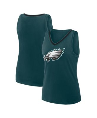 Logo Athletic - Women's Midnight Green Philadelphia Eagles Stellar Win V-Neck Tank Top