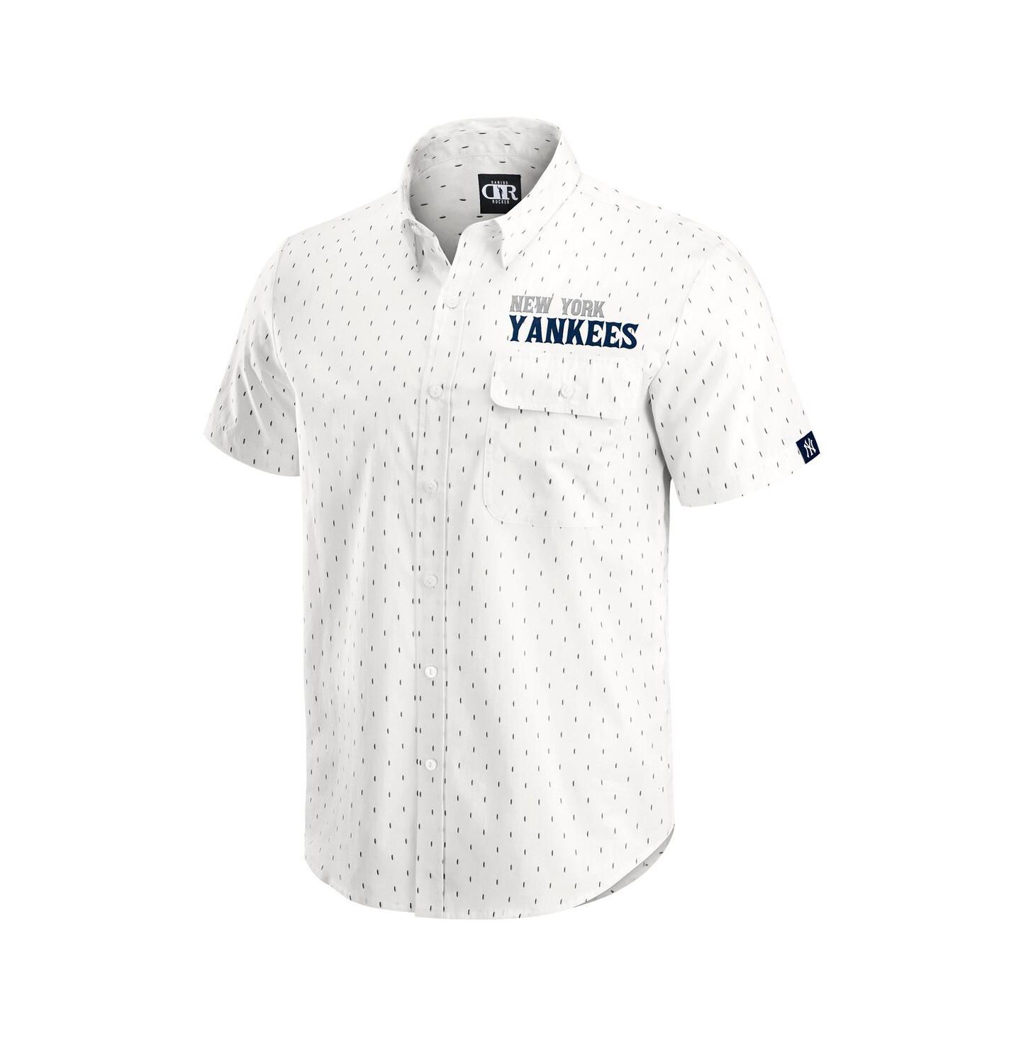 Мужская рубашка Fanatics Darius Rucker Collection by Cream New York Yankees Printed Button-Down — фото 2