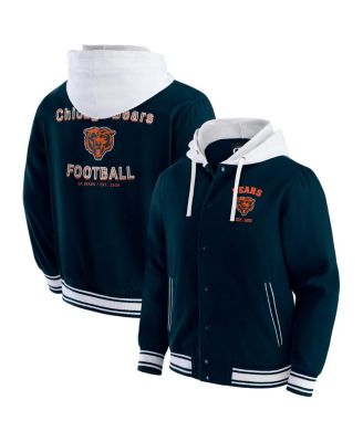 Fanatics - Men's Navy Chicago Bears Full-Snap Hoodie Jacket