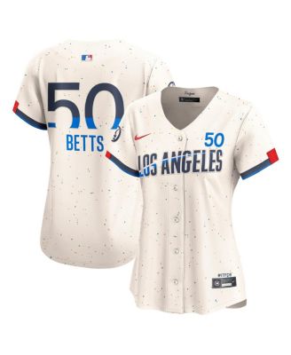 Nike - Women's Mookie Betts Cream Los Angeles Dodgers City Connect Limited Jersey