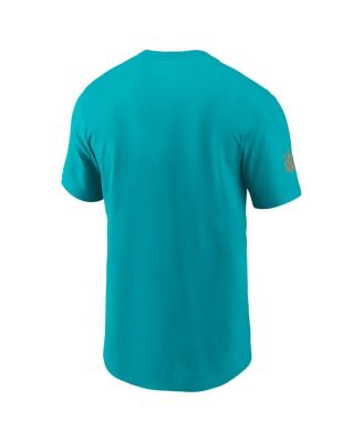Men's Aqua Miami Dolphins Sideline Performance T-Shirt