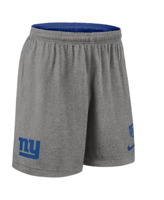 Men's Royal New York Giants Sideline Reversible Performance Shorts