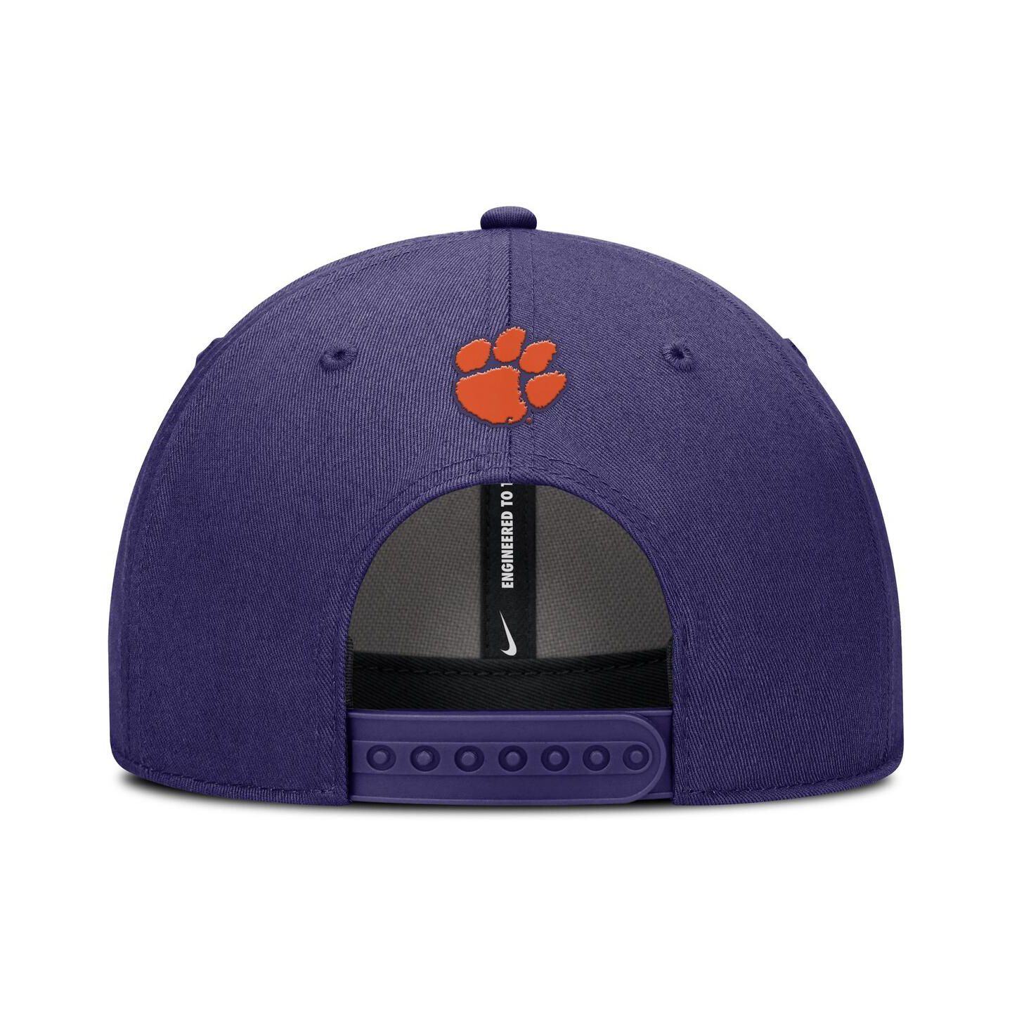 Мужская кепка Nike Purple Clemson Tigers Rise Practice Adjustable Hat — фото 4