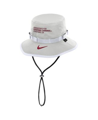 Men's Gray Stanford Cardinal 2025 Sideline Apex Boonie Performance Bucket Hat