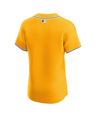 Men's Gold Athletics Alternate 2 Elite Jersey