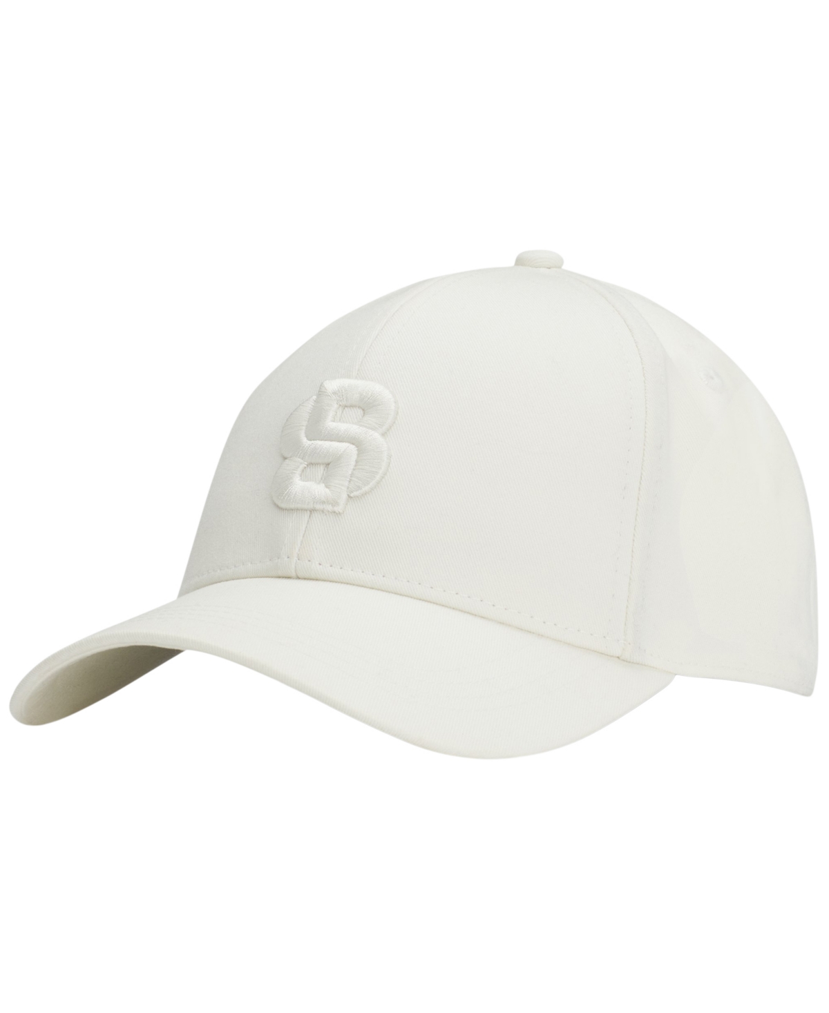 Boss by Hugo Boss Men's Monogram Cotton-Twill Hat - Open White