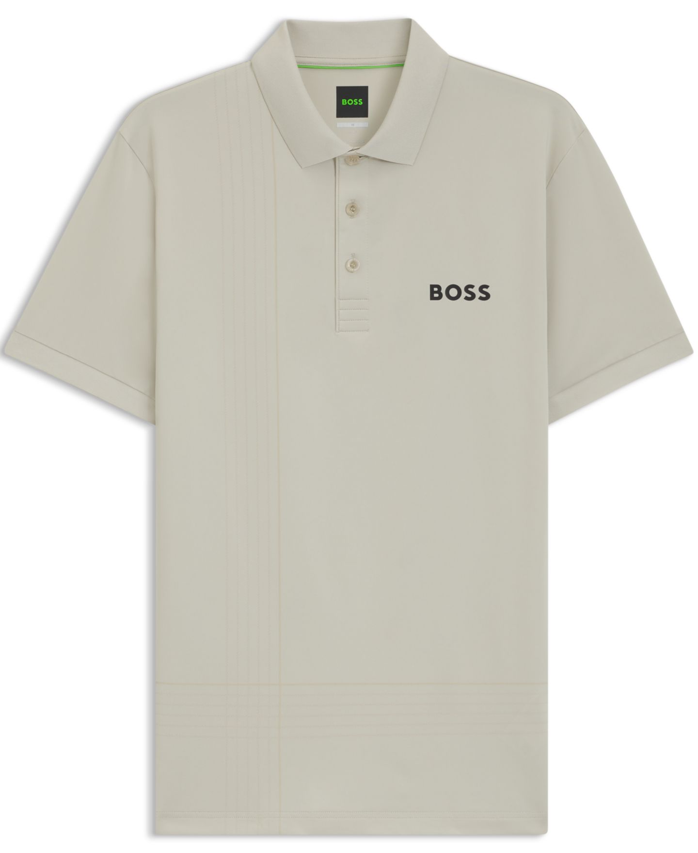 Мужское поло Hugo Boss Active Quick-Dry Polo Shirt, цвет: Бежевый — фото 2