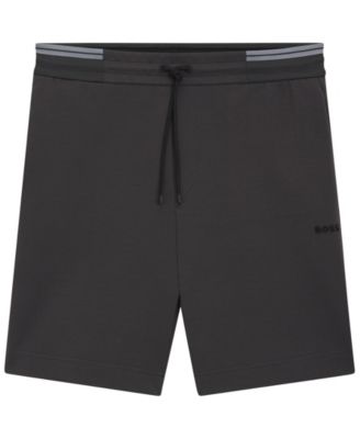 Men's Cotton-Blend Stripe Detail Shorts