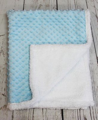 3 Stories Trading Infant Popcorn Mink Sherpa Blanket