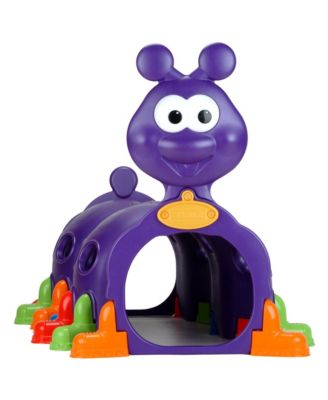 Happy Caterpillar Colorful Tunnel Play Structure for Indoor and Outdoor Use- Climb and Crawl for Ages 2