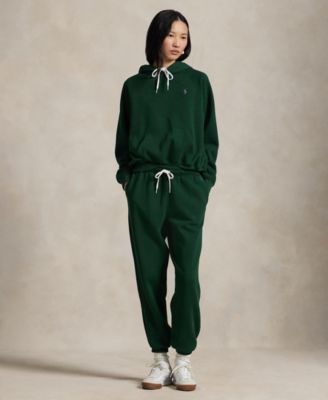 Women's Shrunken Fit Fleece Hoodie Sweatshirt