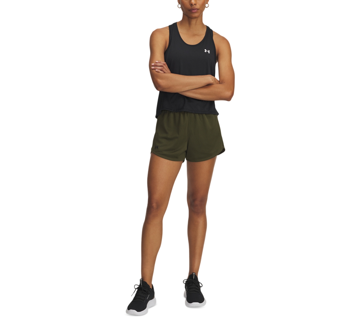 Under Armour Women's Ua Tech Play Up Mesh Shorts In Multi