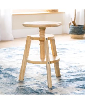 Design Studio – White: 3-in-1 Kids Art Table & Stool, Writing, Painting & Drafting Table w/ Craft Storage & Bins, Art Easel with Paper Roll