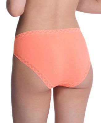 Bliss Lace-Trim Cotton French-Cut Brief Underwear 152058