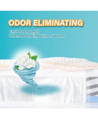 PrintedAll Absorb Petrichor Male Dog Wraps, Fresh Scent Dog Diaper, Disposable, Large, 80Ct