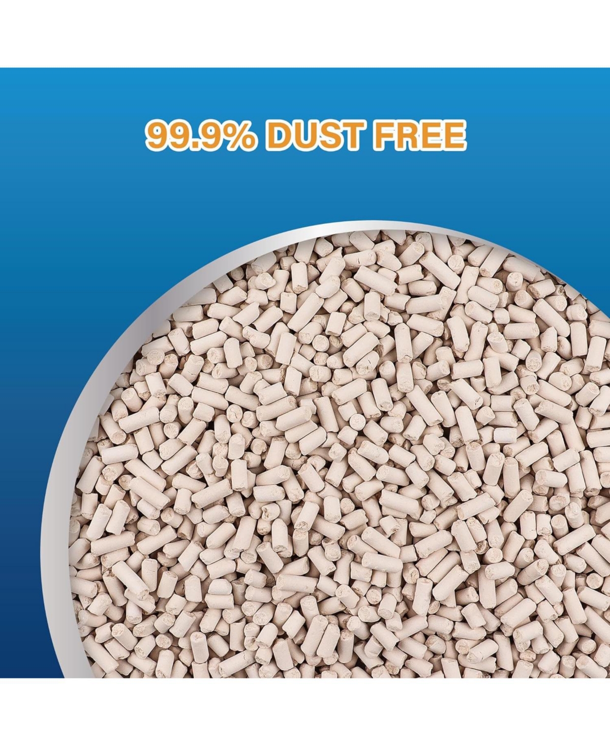All-Absorb Zeolite Mineral Cat Litter Pellets, Long-Lasting Odor Control and Non-clumping, 28 Lbs - Natural