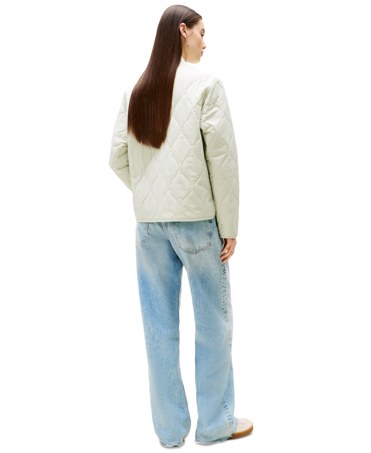 Tommy Jeans Onion Quilted Jacket In White