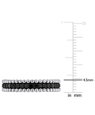 Black Diamond Eternity Band (1/2 ct. t.w.) in 14k White or Yellow Gold