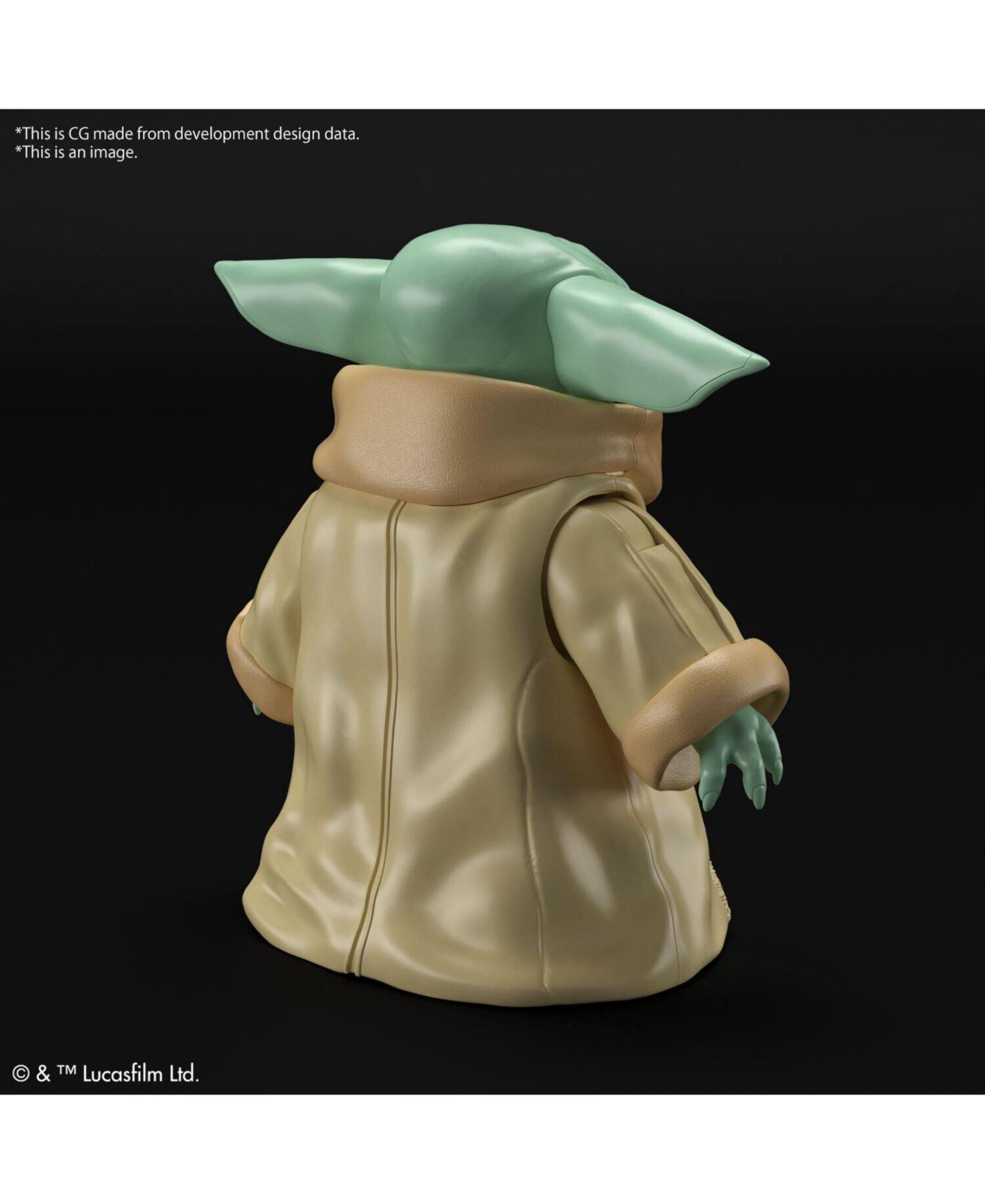 Фигурки Bandai Hobby - Star Wars - 1/4 Grogu — фото 3
