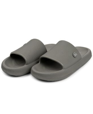 Men's Omar Slides Pillow Slippers Ultra Cushioned Cloud Slide Sandal