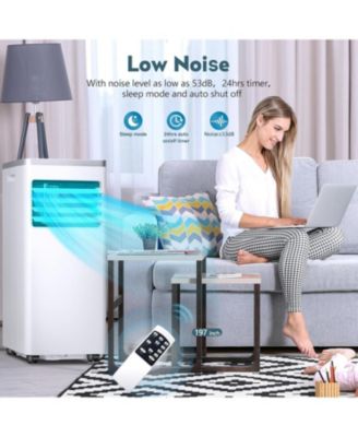 10,000 BTU Portable AC, 3-in-1, Cools 450 Sq.Ft, Fast Cooling, Sleep Mode, Timer, Remote, Quiet