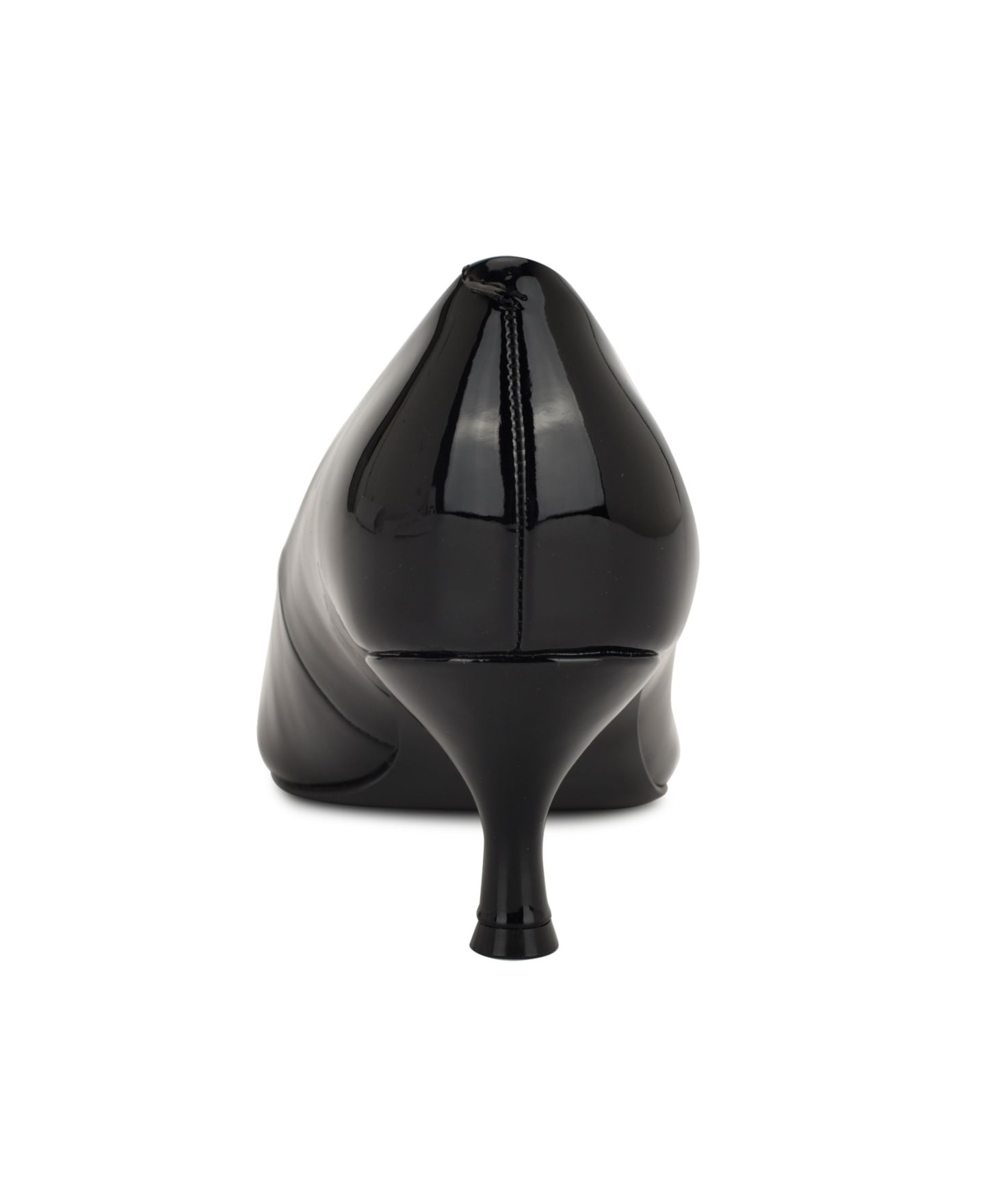 Женские туфли Nine West Sisko Tapered Kitten Heel Pumps, цвет: Чёрный лаковый — фото 3