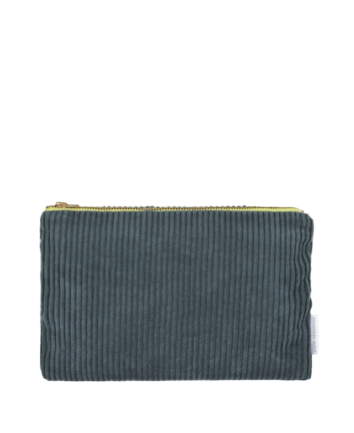 Designers GuildCorda Cadet Corduroy Velvet Pouch - Small - Teal