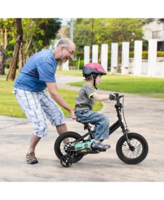 12-18 Inch Kids Bike Adjustable for 3-8 Years Old with Low-Step Frame