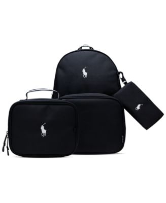 Polo Ralph Lauren Big Boys Backpack, Lunch Box and Pencil Case