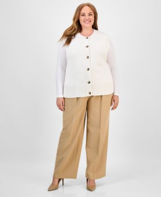 Plus Size Cardigan Sweater