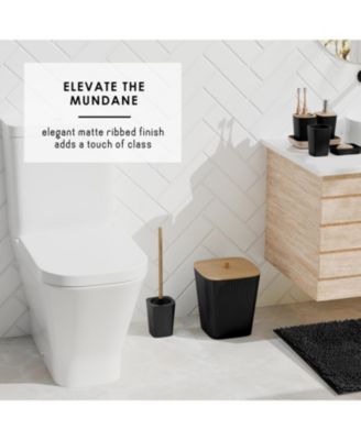 Complete Bathroom D&eacute;cor & Accessory Set with Bath Rugs & Shower Caddy Set