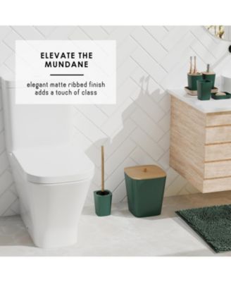 Complete Bathroom D&eacute;cor & Accessory Set with Bath Rugs & Shower Caddy Set