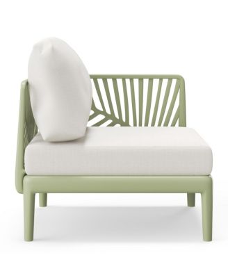 Modern Polypropylene Resin 3 Seat Outdoor Patio Sofa