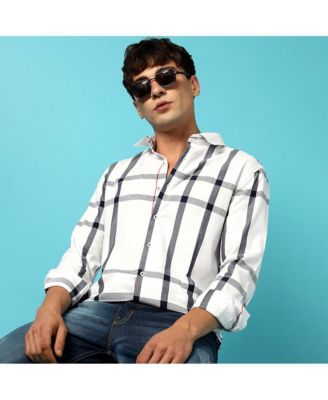 Men's Tartan Plaid Button Up Shirt