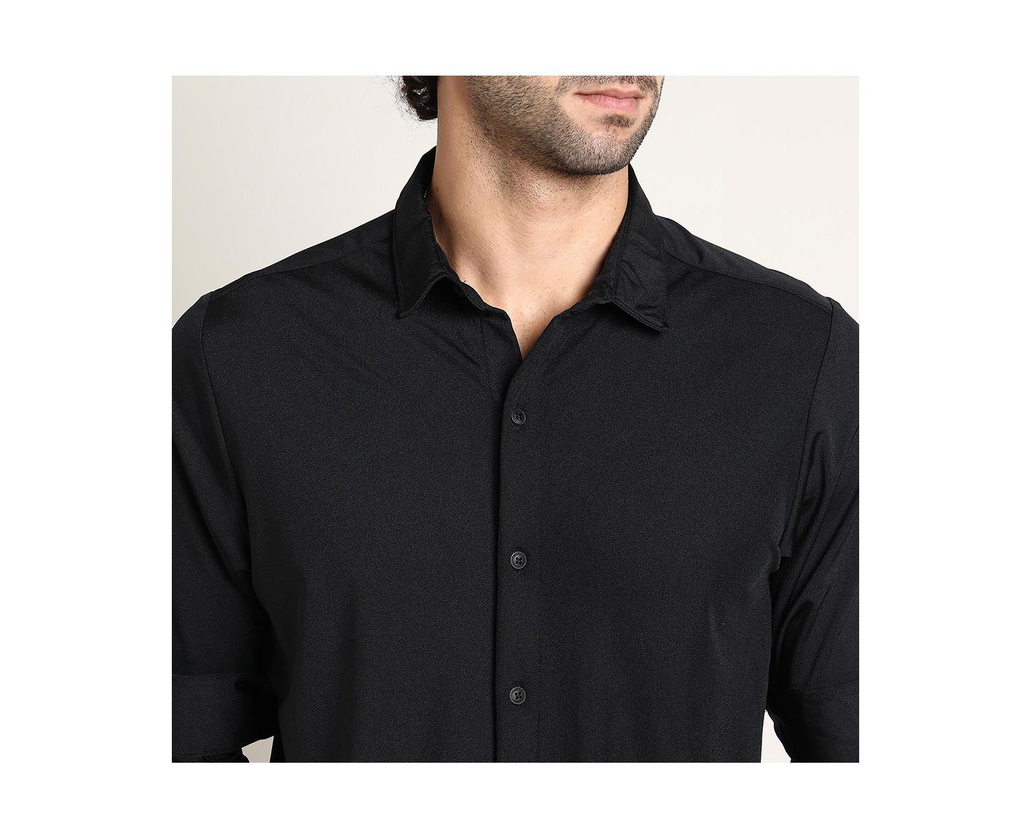 Men's Onyx Black Everyday Solid Shirt