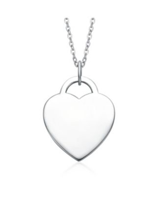 GiGiGirl Modern Pendant Necklace with Cubic Zirconia - White