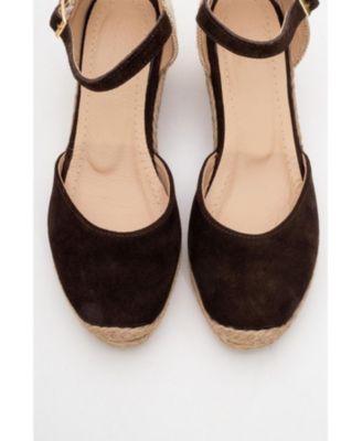 Aldea Leather Platform Espadrille (Women)