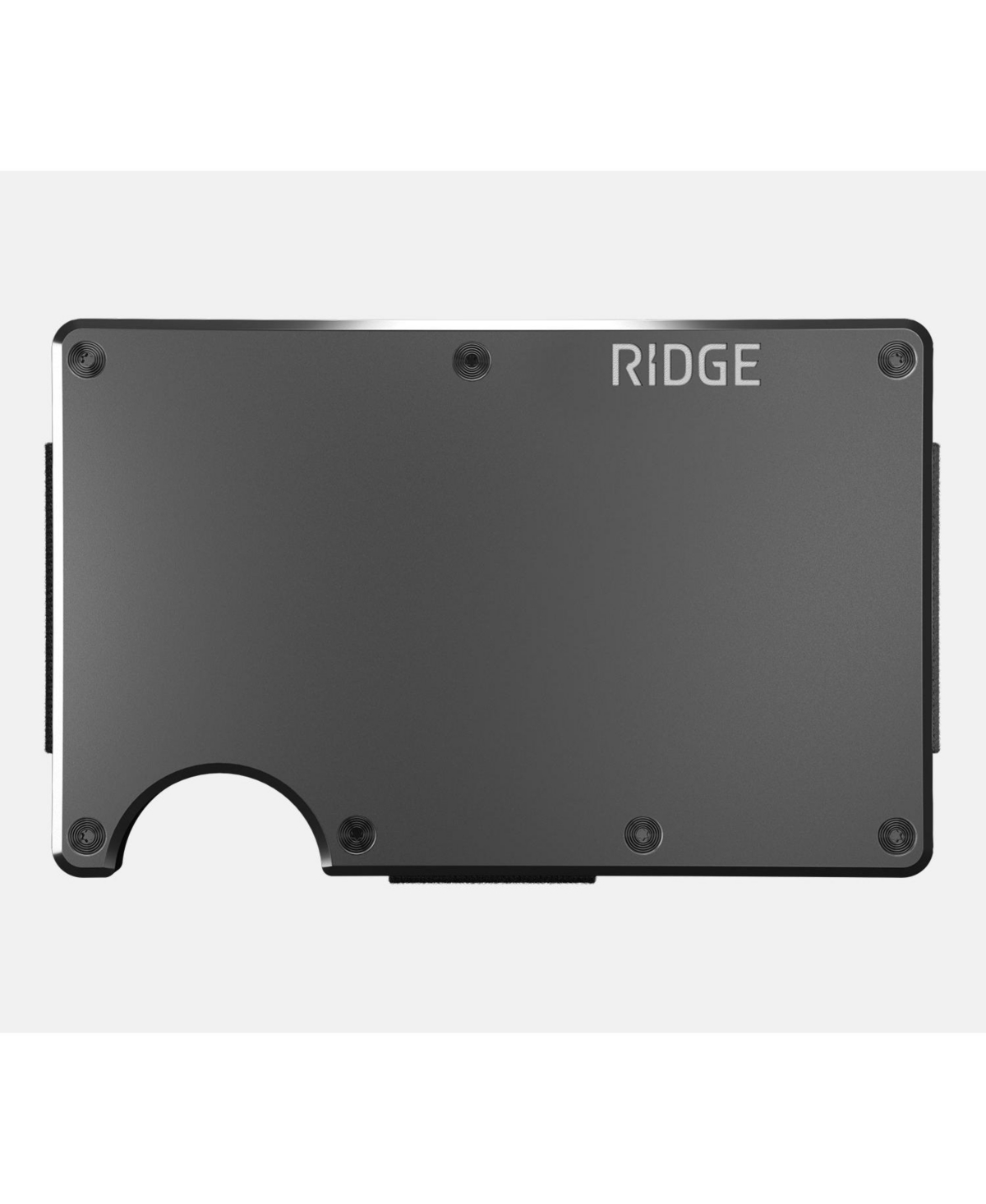 Men's Ridge Wallet - Gunmetal - Money Clip - Gunmetal