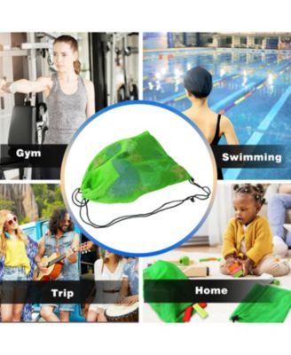 19"x15" Mesh Drawstring Backpack Bag for Sports Gym Gear, Backpacking, Camping Gear, Travel (Several Colors Available)