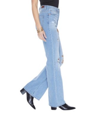Women's Flex Back Skyscraper Wide Leg Jeans