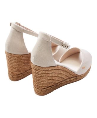 Aiguafreda Canvas Espadrille Sandal Wedges