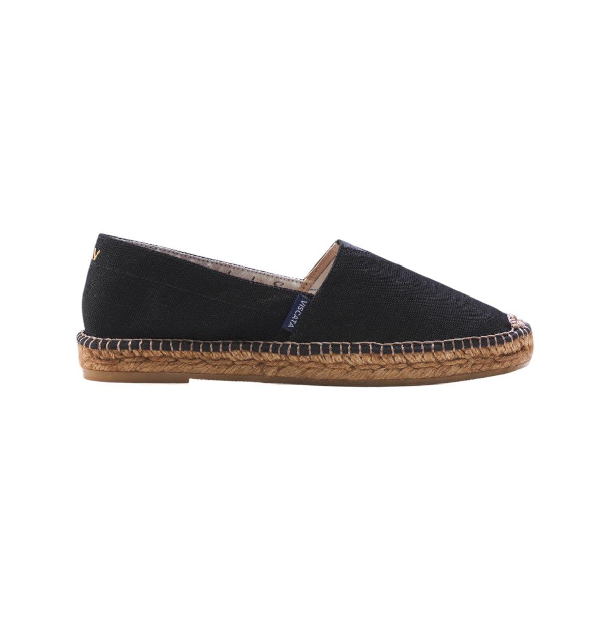 Barceloneta Canvas Espadrille Flats - Ash grey