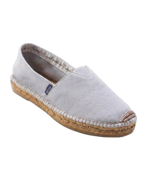 Женские балетки VISCATA Barceloneta Archive Espadrille Flats Slip on, цвет: Пепельный серый