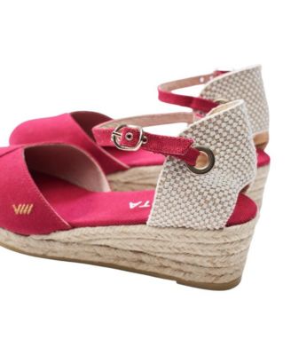 Pubol Limited Edition Canvas Espadrille Wedges