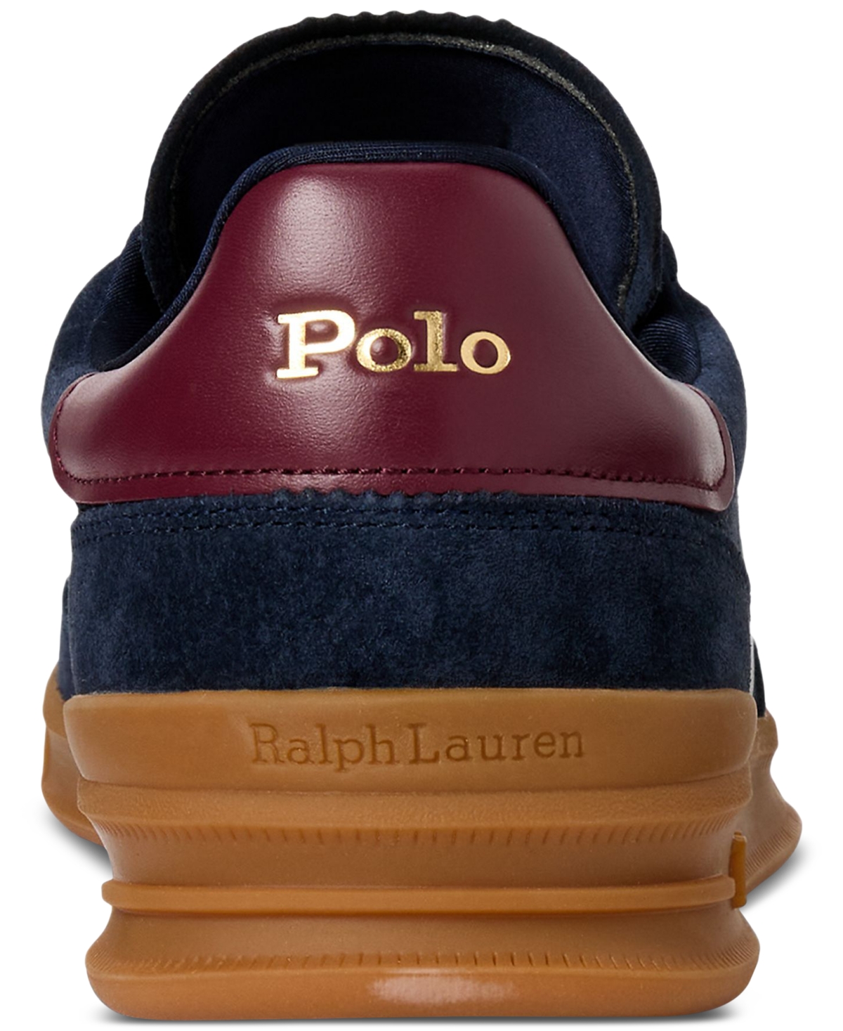 Polo Ralph Lauren Heritage Aera Suede Trainer In Blue